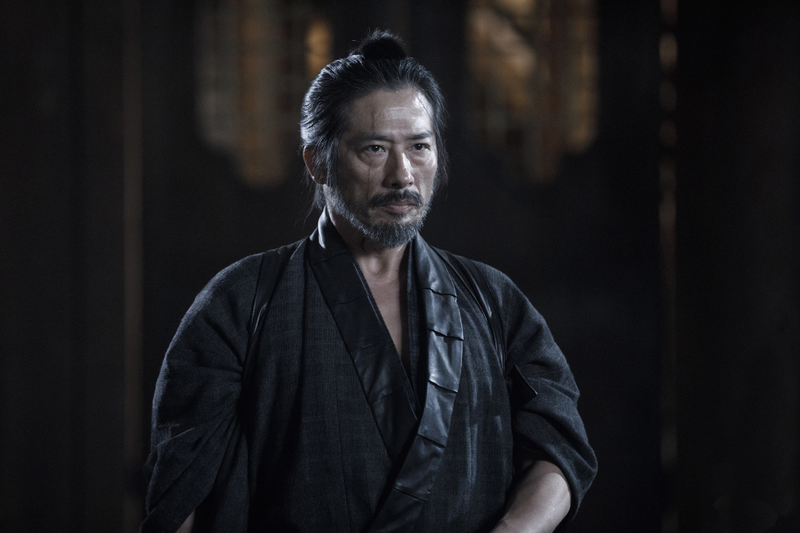 Musashi (Hiroyuki Sanada), a generically named samurai for a generic sort of feudal Japan-themed amusement park.